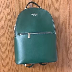 (NWOT) Kate Spade Green Backpack Purse
